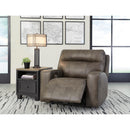 Signature Design by Ashley Game Plan Power Leather Recliner U1520582 IMAGE 7