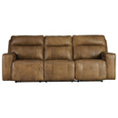 Signature Design by Ashley Game Plan Power Reclining Leather Sofa U1520615 IMAGE 2