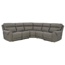 Signature Design by Ashley Starbot Power Reclining Leather Look 5 pc Sectional 2350158/2350131/2350177/2350146/2350162 IMAGE 1