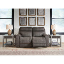 Signature Design by Ashley Hoopster Power Reclining Leather Look Loveseat 2370358/2370362 IMAGE 2