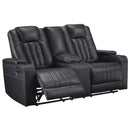 Signature Design by Ashley Center Point Reclining Leather Look Loveseat 2400494 IMAGE 2
