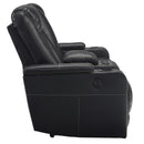 Signature Design by Ashley Center Point Reclining Leather Look Loveseat 2400494 IMAGE 4