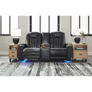 Signature Design by Ashley Center Point Reclining Leather Look Loveseat 2400494 IMAGE 6