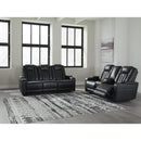 Signature Design by Ashley Center Point Reclining Leather Look Loveseat 2400494 IMAGE 8