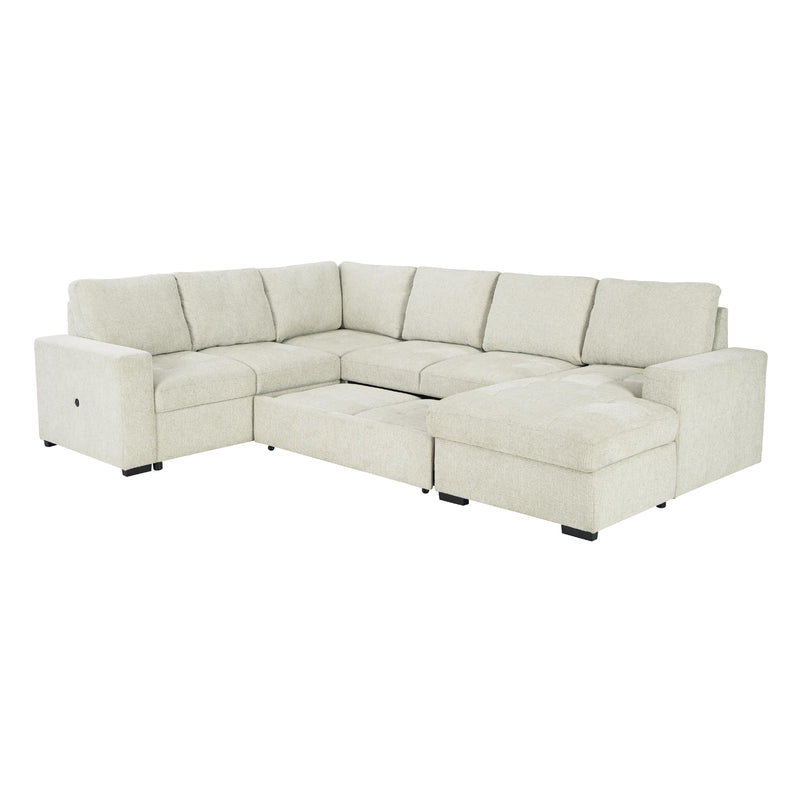 Signature Design by Ashley Millcoe Fabric Sleeper Sectional 2660548/2660571/2660517 IMAGE 2