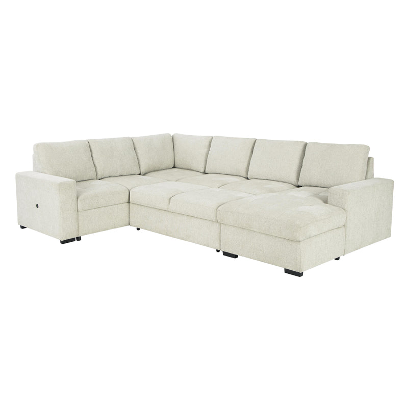 Signature Design by Ashley Millcoe Fabric Sleeper Sectional 2660548/2660571/2660517 IMAGE 3