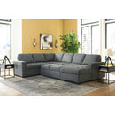 Signature Design by Ashley Millcoe Fabric Sleeper Sectional 2660648/2660671/2660617 IMAGE 6