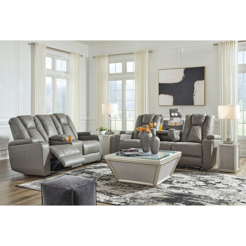 Signature Design by Ashley Mancin Reclining Leather Look Sofa 2970289 IMAGE 16