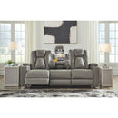 Signature Design by Ashley Mancin Reclining Leather Look Sofa 2970289 IMAGE 6