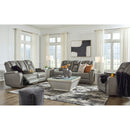 Signature Design by Ashley Mancin Reclining Leather Look Loveseat 2970294 IMAGE 13