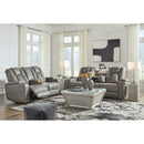 Signature Design by Ashley Mancin Reclining Leather Look Loveseat 2970294 IMAGE 14