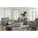 Signature Design by Ashley Mancin Reclining Leather Look Loveseat 2970294 IMAGE 15