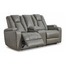 Signature Design by Ashley Mancin Reclining Leather Look Loveseat 2970294 IMAGE 2