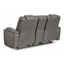 Signature Design by Ashley Mancin Reclining Leather Look Loveseat 2970294 IMAGE 5