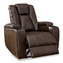 Signature Design by Ashley Mancin Leather Look Recliner with Wall Recline 2970329 IMAGE 2
