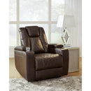 Signature Design by Ashley Mancin Leather Look Recliner with Wall Recline 2970329 IMAGE 6