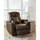 Signature Design by Ashley Mancin Leather Look Recliner with Wall Recline 2970329 IMAGE 7