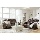 Signature Design by Ashley Mancin Reclining Leather Look Sofa 2970389 IMAGE 10