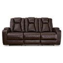 Signature Design by Ashley Mancin Reclining Leather Look Sofa 2970389 IMAGE 3