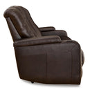 Signature Design by Ashley Mancin Reclining Leather Look Sofa 2970389 IMAGE 4