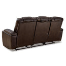 Signature Design by Ashley Mancin Reclining Leather Look Sofa 2970389 IMAGE 5