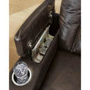 Signature Design by Ashley Mancin Reclining Leather Look Loveseat 2970394 IMAGE 9