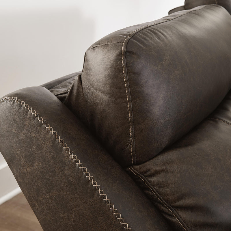 Signature Design by Ashley Roman Power Leather Match Recliner U2540113 IMAGE 10