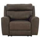 Signature Design by Ashley Roman Power Leather Match Recliner U2540113 IMAGE 3