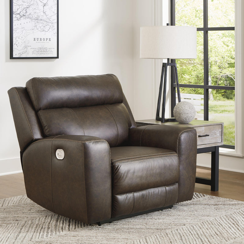 Signature Design by Ashley Roman Power Leather Match Recliner U2540113 IMAGE 6