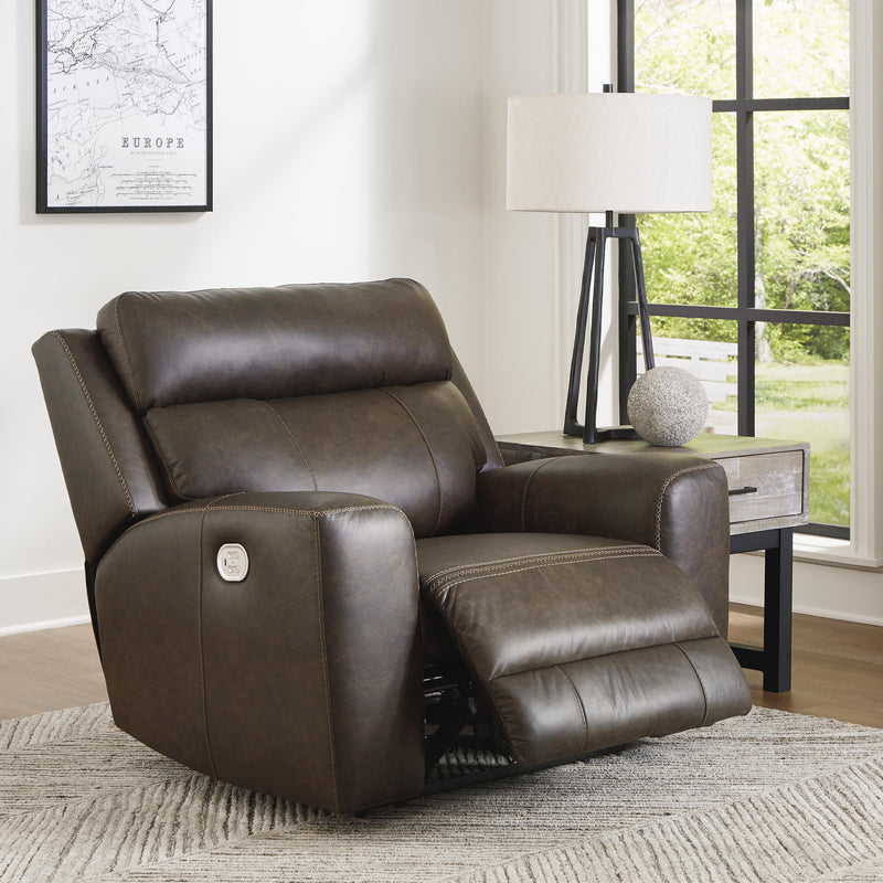 Signature Design by Ashley Roman Power Leather Match Recliner U2540113 IMAGE 7