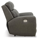 Signature Design by Ashley Roman Power Leather Match Recliner U2540213 IMAGE 4