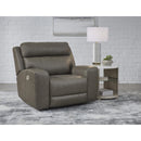 Signature Design by Ashley Roman Power Leather Match Recliner U2540213 IMAGE 6