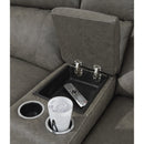 Signature Design by Ashley Roman Power Reclining Leather Match Loveseat U2540218 IMAGE 8