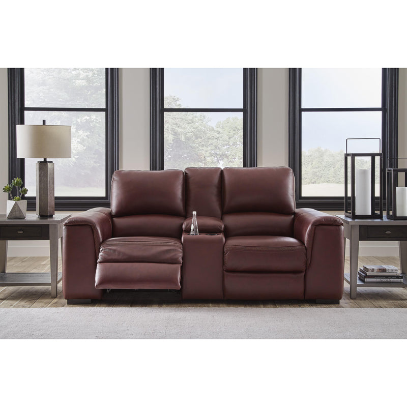 Signature Design by Ashley Alessandro Power Reclining Leather Match Loveseat U2550118 IMAGE 7