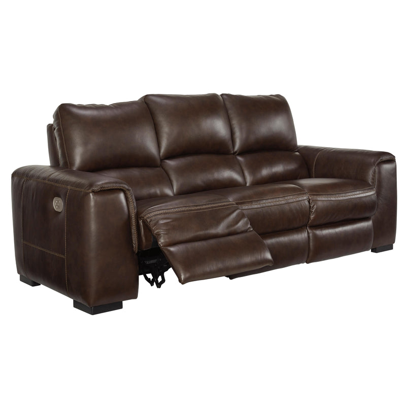 Signature Design by Ashley Alessandro Power Reclining Leather Match Sofa U2550215 IMAGE 2