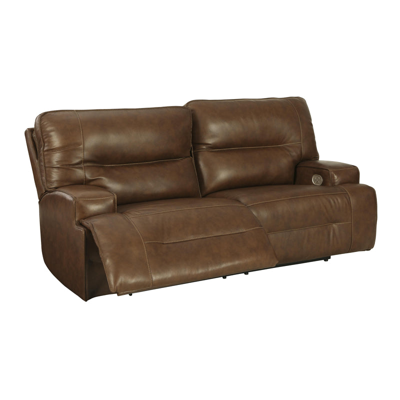 Signature Design by Ashley Francesca Power Reclining Leather Match Sofa U2570547 IMAGE 2