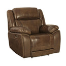 Signature Design by Ashley Francesca Power Leather Match Recliner U2570582 IMAGE 1