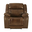 Signature Design by Ashley Francesca Power Leather Match Recliner U2570582 IMAGE 3