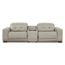 Signature Design by Ashley Leadman Power Reclining Leather Look Loveseat 2330260/2330258/2330262 IMAGE 1