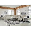 Signature Design by Ashley Leadman Power Reclining Leather Look 6 pc Sectional 2330258/2330246/2330277/2330231/2330260/2330262 IMAGE 4