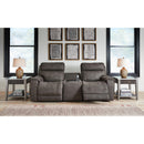 Signature Design by Ashley Hoopster Power Reclining Leather Look Loveseat 2370358/2370360/2370362 IMAGE 2
