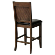  Coaster Furniture Dewey 115209 Upholstered Counter Chair - Walnut IMAGE 6