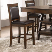  Coaster Furniture Dewey 115209 Upholstered Counter Chair - Walnut IMAGE 8
