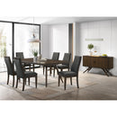  Coaster Furniture Wes 115272 Upholstered Dining Side Chair - Dark Walnut IMAGE 9