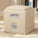  Furniture of America Rythmo CM-AC122IV Speaker Ottoman IMAGE 1