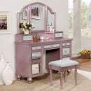 Furniture of America Tracy Vanity Set CM-DK6162RG IMAGE 1