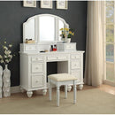 Furniture of America Athy Vanity Set CM-DK6848WH IMAGE 1