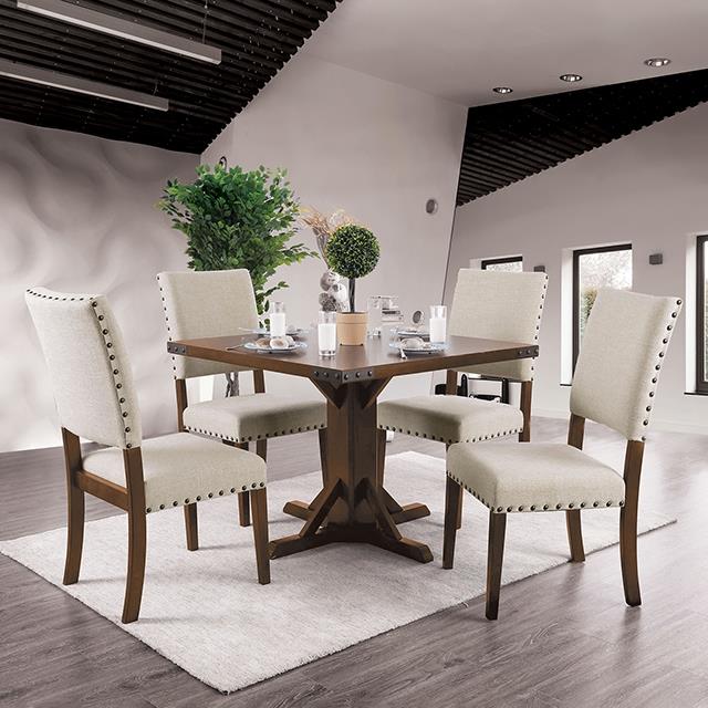 Furniture of America Square Glenbrook Dining Table with Pedestal Base CM3018T IMAGE 5