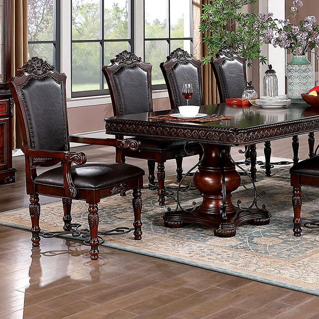 Furniture of America Picardy Dining Table CM3147T-TABLE IMAGE 1