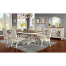Furniture of America Arcadia Dining Table CM3150WH-T-TABLE IMAGE 3
